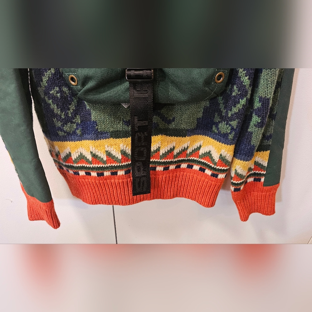 Polo Sport Ralph Lauren Outdoorsman Southwestern Lambswool Knit Sweater Men's M - Picture 10 of 15